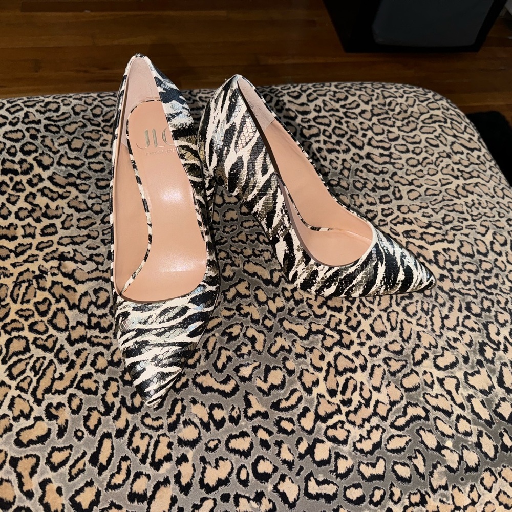 J Lo Heel Zebra Print sexy heel